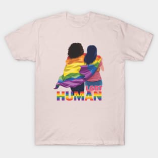 Human LGBT T-Shirt